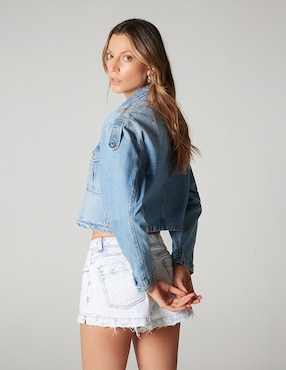 Chamarra casual Studio F de algodón para mujer