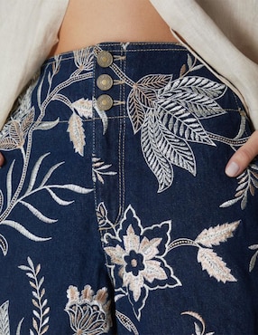 Short Studio F de algodón para mujer