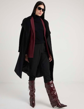 Pantalón Pieces straight para mujer
