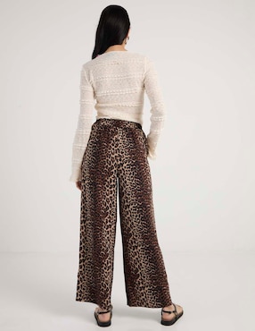 Pantalón Pieces flare para mujer