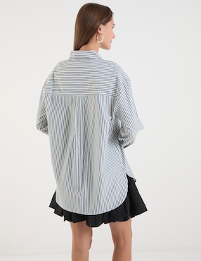 Camisa Pieces manga larga para mujer