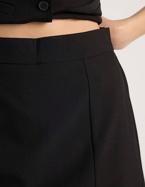 Falda short mini Pieces a la cintura