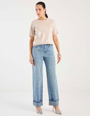 Jeans straight Vero Moda para mujer