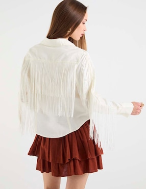 Blusa Map manga larga para mujer