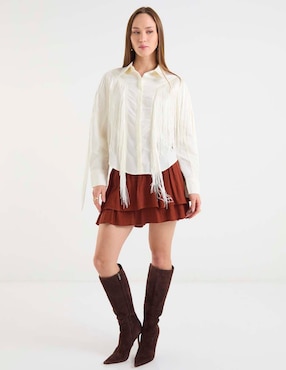 Blusa Map manga larga para mujer