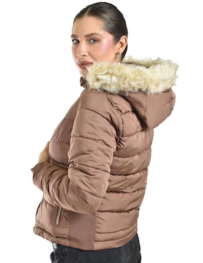Chamarra acolchada Roman Fashion para mujer