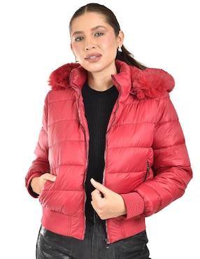Chamarra acolchada Roman Fashion para mujer
