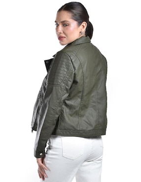 Chamarra para motociclista Roman Fashion impermeable para mujer