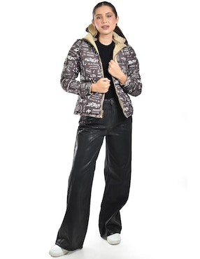 Chamarra acolchada Roman Fashion para mujer