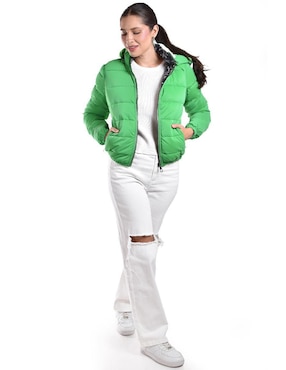 Chamarra acolchada Roman Fashion para mujer