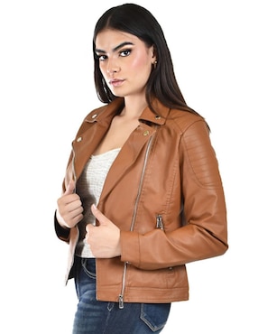 Chamarra para motociclista Roman Fashion impermeable para mujer