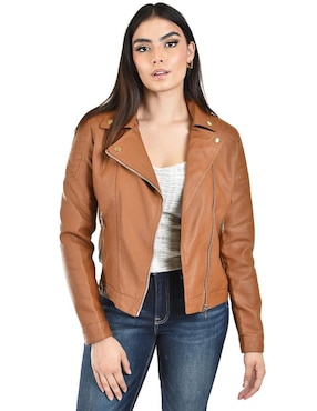 Chamarra para motociclista Roman Fashion impermeable para mujer