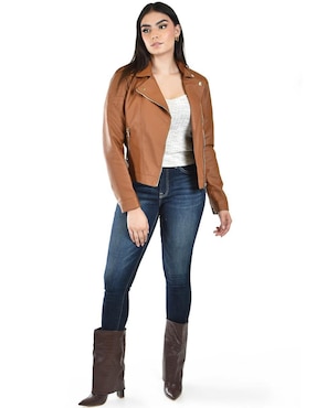 Chamarra para motociclista Roman Fashion impermeable para mujer
