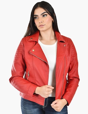 Chamarra para motociclista Roman Fashion impermeable para mujer
