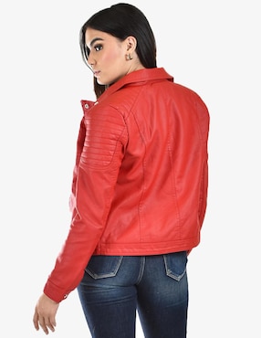Chamarra para motociclista Roman Fashion impermeable para mujer