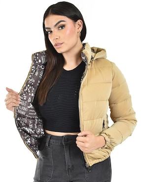 Chamarra acolchada Roman Fashion para mujer