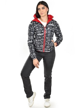 Chamarra acolchada Roman Fashion para mujer
