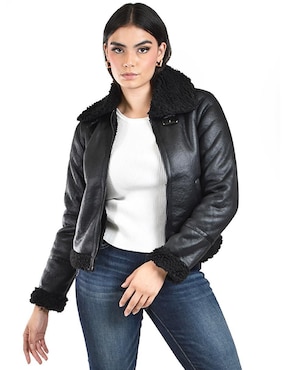 Chamarra casual Roman Fashion impermeable para mujer