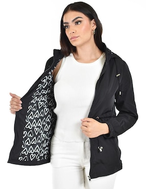 Chamarra casual Roman Fashion impermeable para mujer