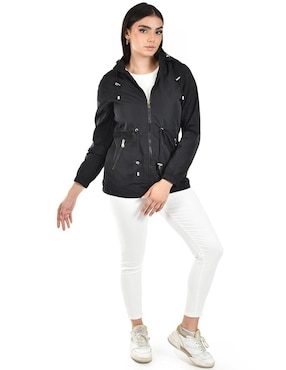 Chamarra casual Roman Fashion impermeable para mujer