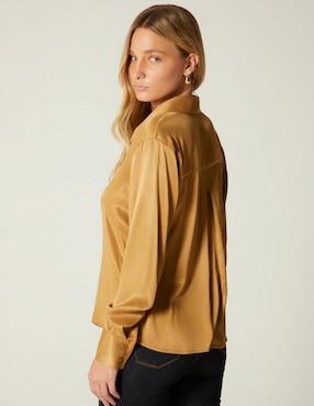 Blusa Studio F manga larga para mujer