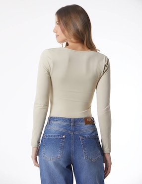 Blusa Studio F manga larga para mujer