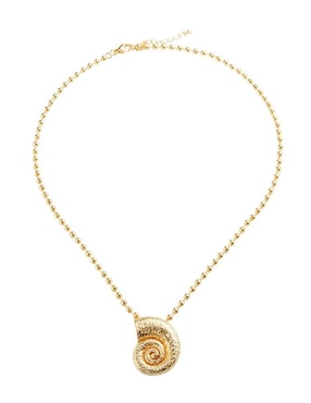 Collar de caracol Yoiko Orviane de baño de oro 18 K