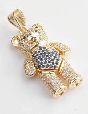 Dije de oso Yoiko nuubiloso 18 K zirconia