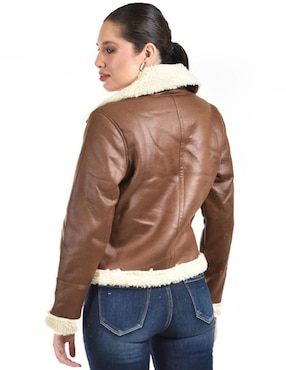 Chamarra casual Roman Fashion impermeable para mujer