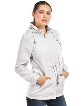 Chamarra casual Roman Fashion impermeable para mujer
