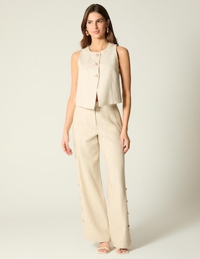 Pantalón relaxed Studio F amplio para mujer