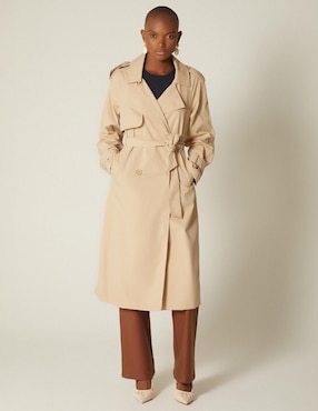 Gabardina con bolsillos Studio F para mujer