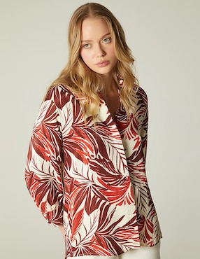 Blusa Studio F manga larga para mujer