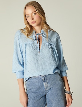 Blusa Studio F manga 3/4 para mujer
