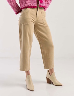 Jeans capri straight Petite Studio para mujer