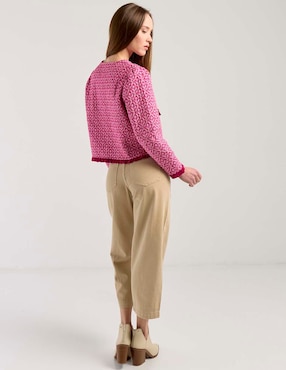 Jeans capri straight Petite Studio para mujer