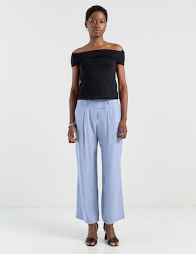 Pantalón Petite Studio flare para mujer