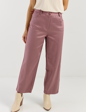 Pantalón relaxed Petite Studio slim para mujer