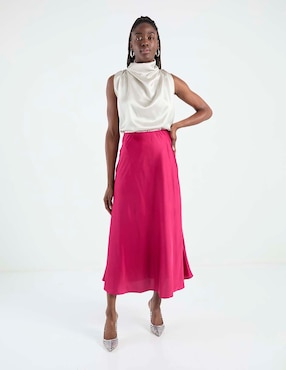 Falda larga Petite Studio a la cintura
