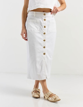 Falda crop Petite Studio a la cintura