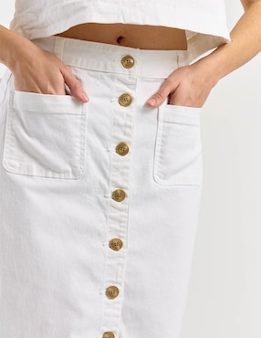 Falda crop Petite Studio a la cintura