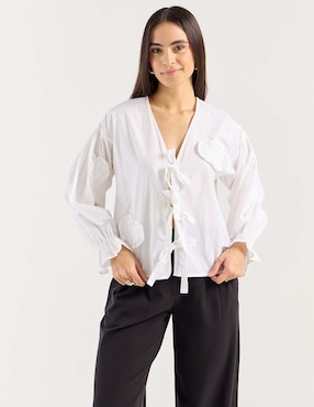 Blusa Petite Studio manga larga para mujer