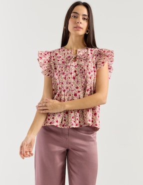 Blusa Petite Studio manga corta para mujer