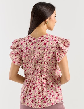 Blusa Petite Studio manga corta para mujer