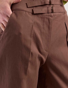 Pantalón acampanado Petite Studio amplio para mujer