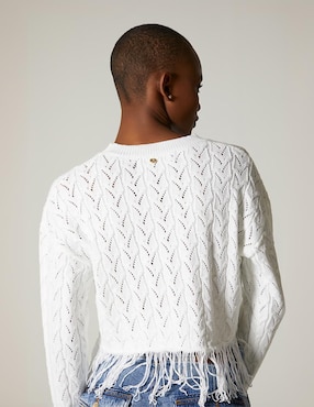 Suéter Studio F cuello redondo para mujer