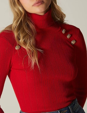 Suéter Studio F cuello tortuga para mujer