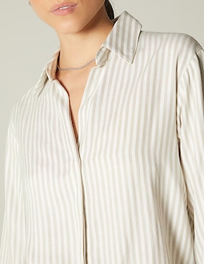 Blusa Studio F manga larga para mujer