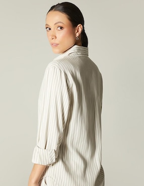 Blusa Studio F manga larga para mujer