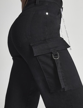 Jeans cargo amplio Seven Jeans corte cintura alta para mujer